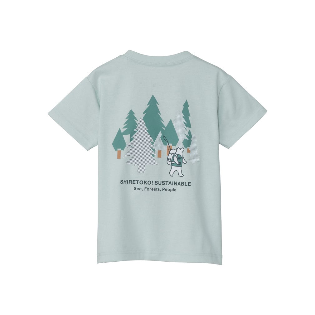 T S/S Shiretoko Toko Tee Tショートスリーブシレトコトコティー(グレッシュグリン-100cm)