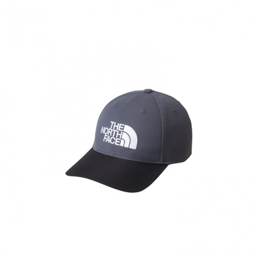 Kids TNF Logo Cap キッズ TNFロゴキャップ(グレー×ブラック-M　ジュニア)