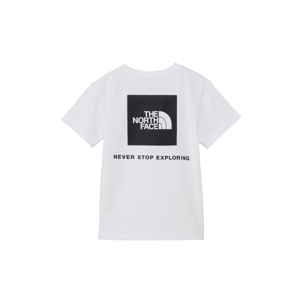 S/S Back Square Logo Tee ショートスリーブバックスクエアロゴティー(キッズ)(ホワイト-130cm)