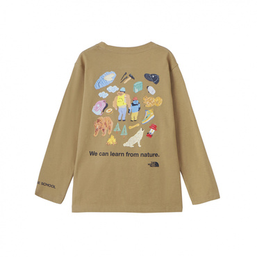 L/S KNS Tee キッズ ロングスリーブネイチャースクールティー