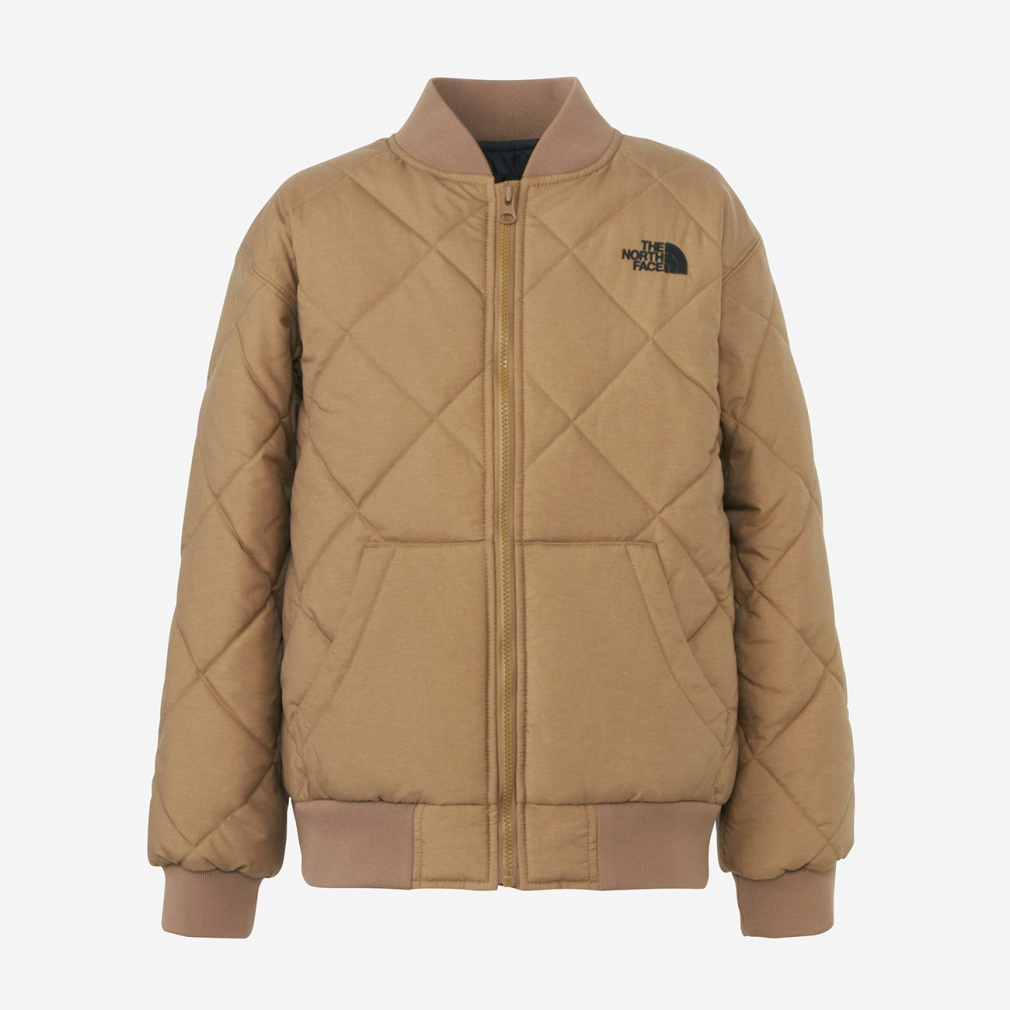 Quilting Insulation Jacket キッズ キルティングインサレーションジャケット(キャメル-130cm)