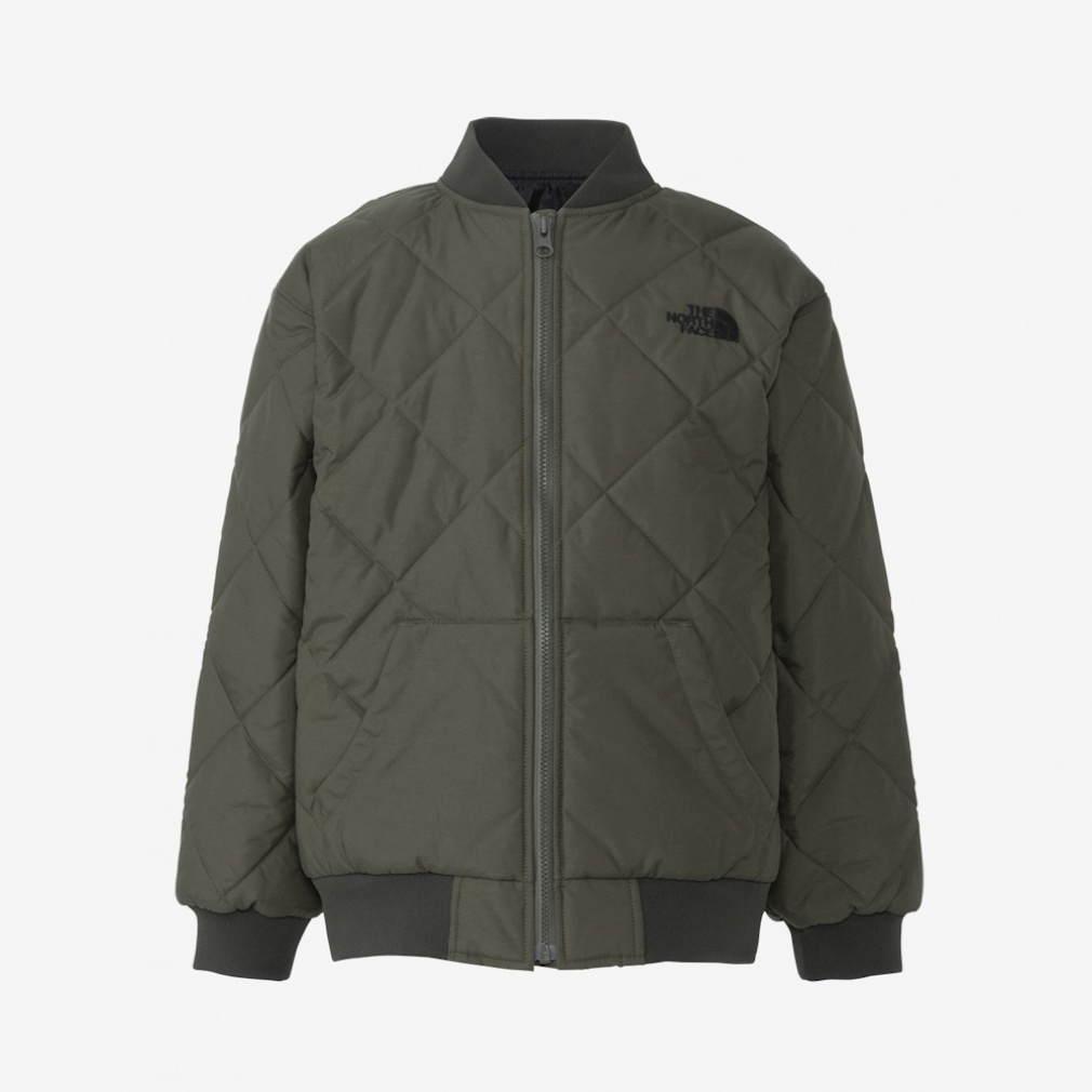 Quilting Insulation Jacket キッズ キルティングインサレーションジャケット(グレッシュグリン-130cm)
