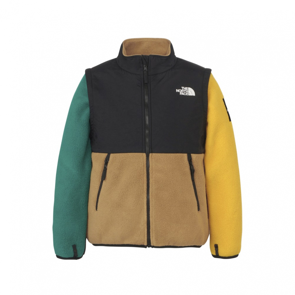 Grand Denali 2way Jacket キッズ グランド デナリ 2ウェイジャケット(ブラック×キャメル-130cm)
