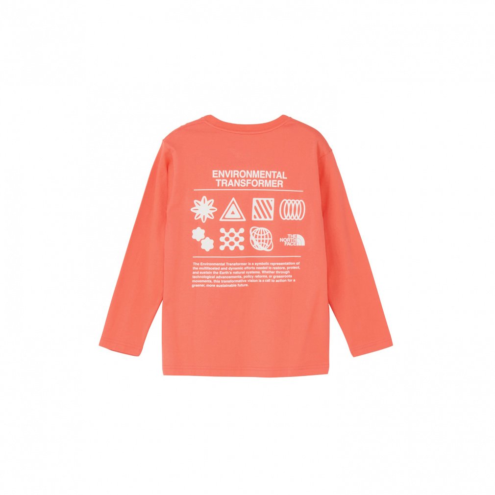2025秋冬 ザ・ノース・フェイス ジュニア キッズ 子供 アウトドア ジュニア長袖Tシャツ キッズ ロングスリーブグラフィックティー NTJ82533 THE NORTH FACE