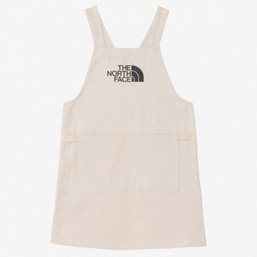 TNF Logo Apron キッズ TNFロゴエプロン(ホワイト-M　ジュニア)