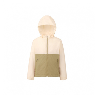 Compact Jacket コンパクトジャケット(キッズ)(オフホワイト×カーキ-130cm)