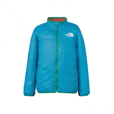 Reversible Cozy Jacket キッズ リバーシブルコージージャケット(ターコイズブルー-100cm)