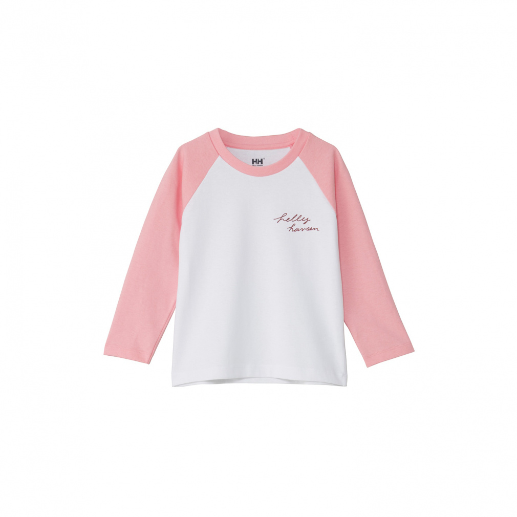 K L/S Animal Tee キッズ ロングスリーブ アニマルティー(ペールピンク-110cm)