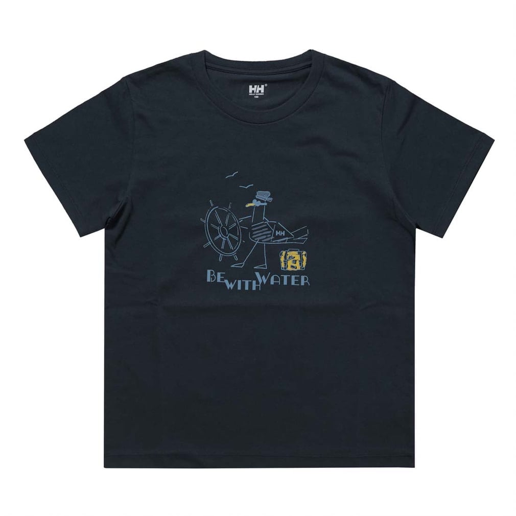 K S/S Animal Tee K ショートスリーブ アニマル ティー(ネイビー-110cm)