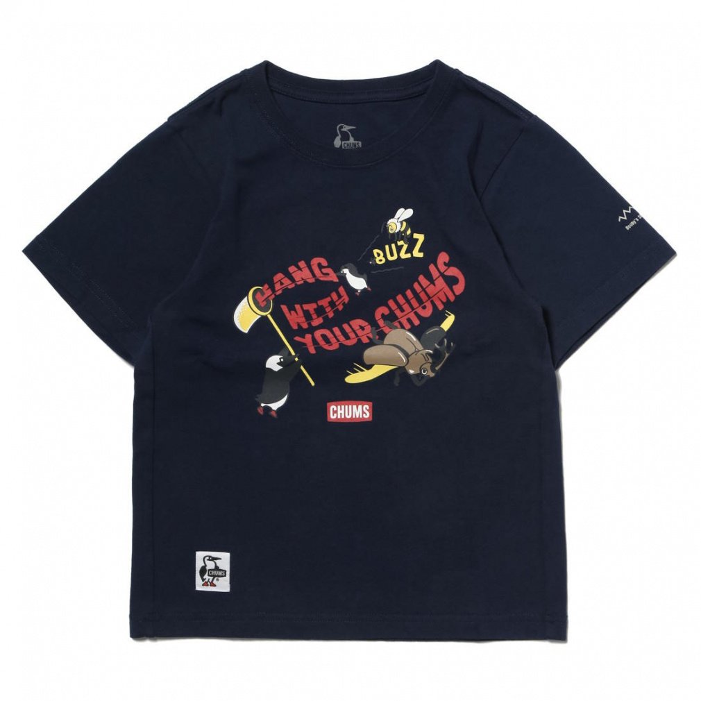 Kids Boobys SOTOASOBI MUSHITORI T(ネイビー-S　ジュニア)