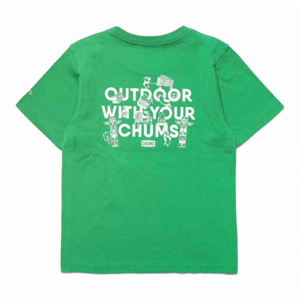 Alpen限定 Kids OWYC TShirt ALPEN SMU(イエローグリーン-S)