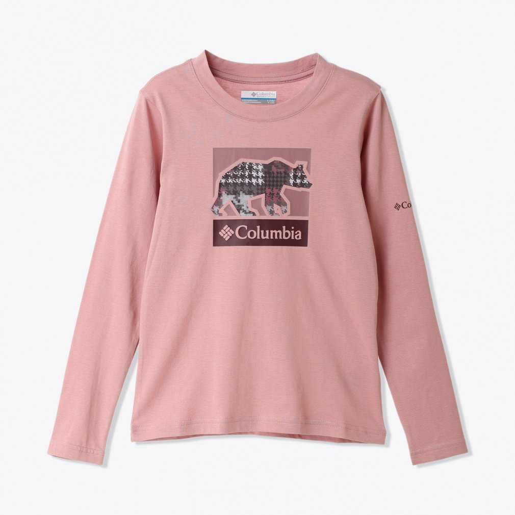 2025秋冬 コロンビア ジュニア キッズ 子供 アウトドア 長袖Tシャツ