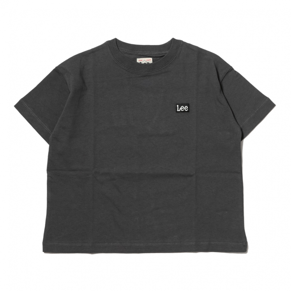 Lee BACK PRINT S/S TEE(チャコールグレー-130cm)