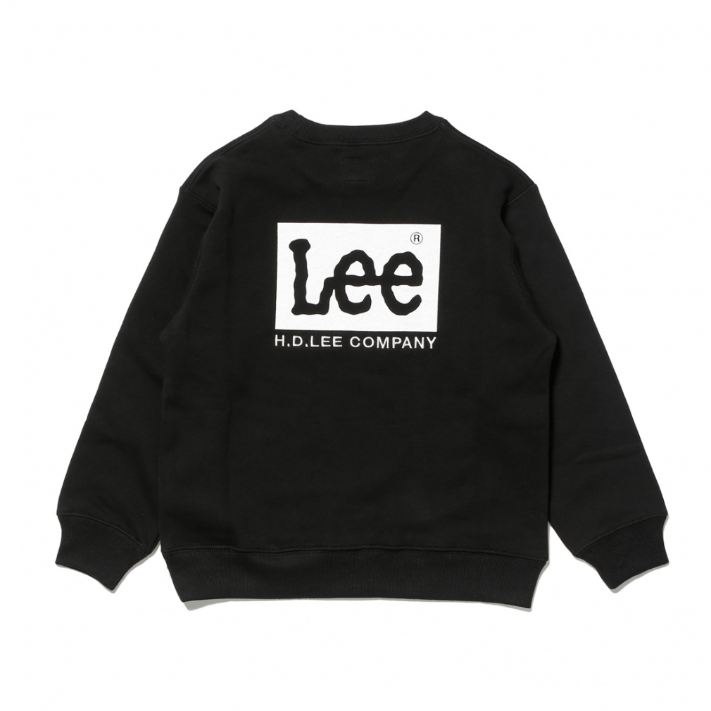 BACK PRINT SWEAT(ブラック-110cm)