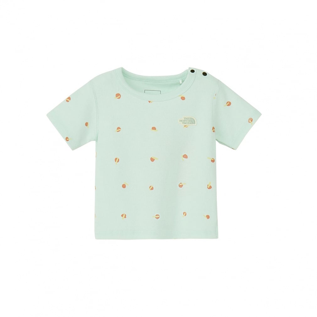 B S/S Latch Pile Tee ショートスリーブラッチパイルティー(ベビー)(グレッシュグリン-80cm)