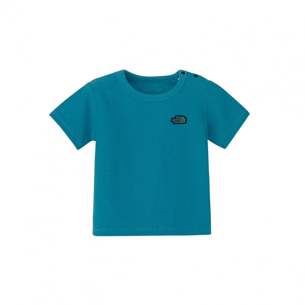 B S/S Latch Pile Tee ショートスリーブラッチパイルティー(ベビー)(ブルー-80cm)