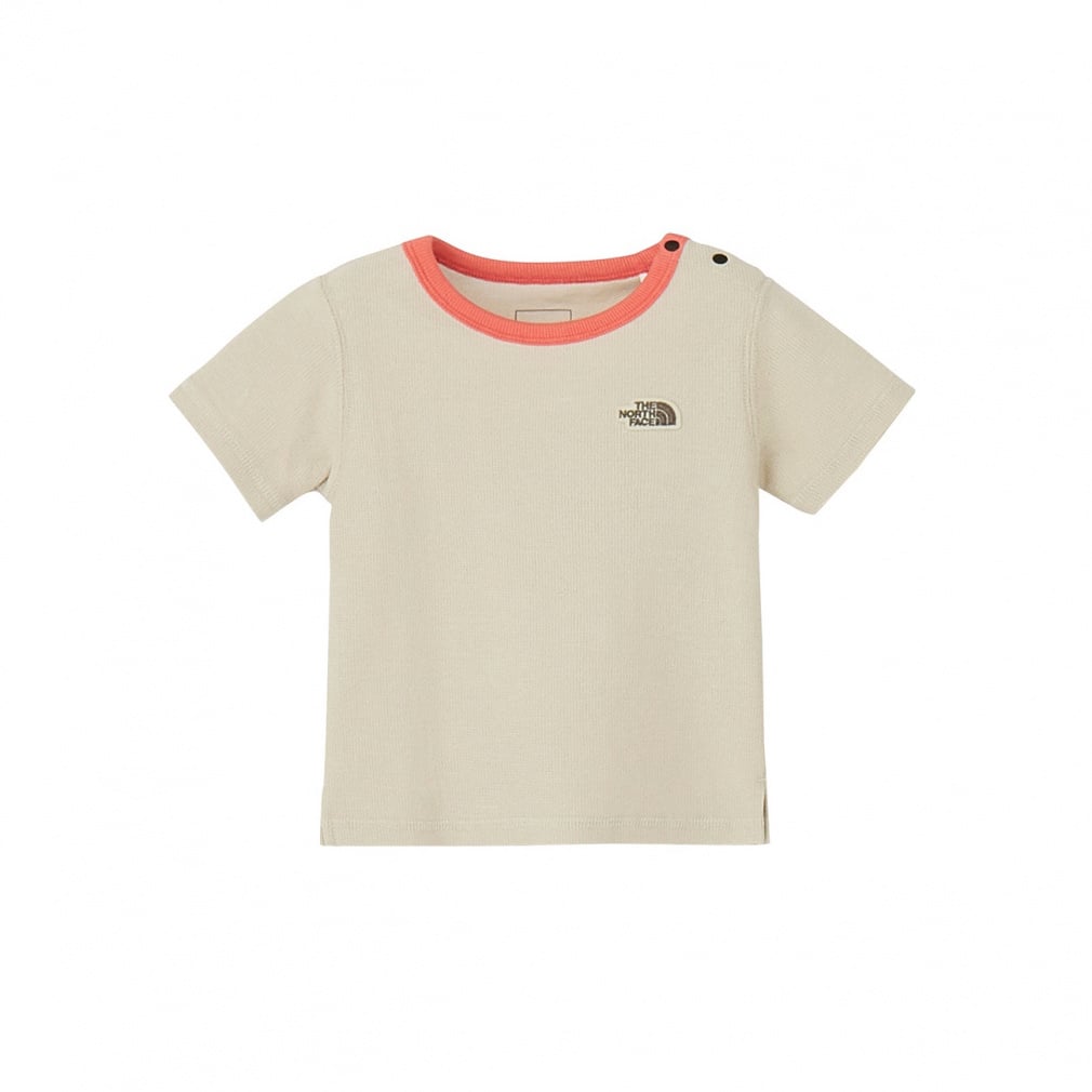 B S/S Latch Pile Tee ショートスリーブラッチパイルティー(ベビー)(アイボリー-80cm)