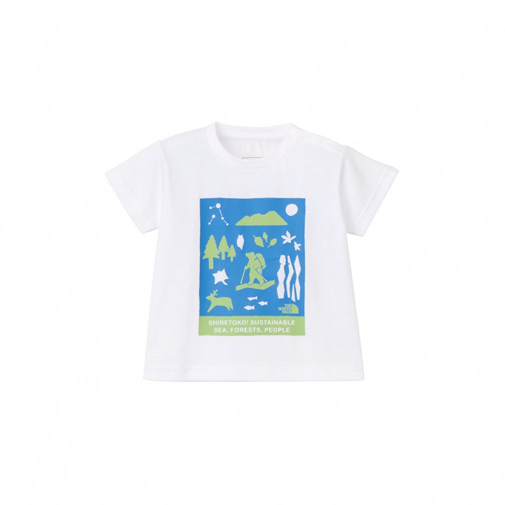 2025春夏 ザ・ノース・フェイス ジュニア キッズ 子供 アウトドア 半袖Tシャツ ショートスリーブシレトコトコティー(ベビー) NTB32534ST THE NORTH FACE