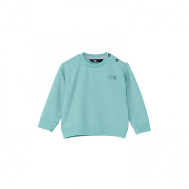B Sweat Logo Crew スウェットロゴクルー(ブルー-80cm)