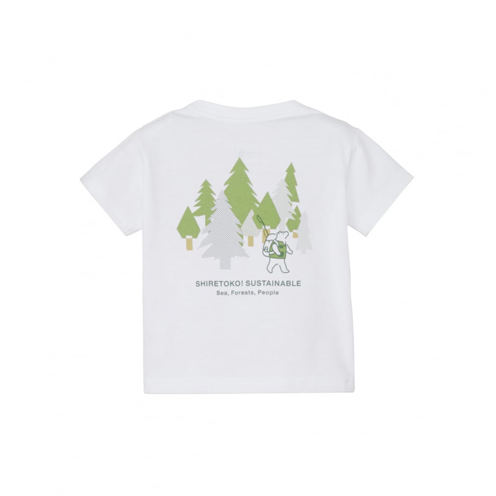 B S/S Shiretoko Toko Tee Bショートスリーブシレトコトコティー(ホワイト-80cm)