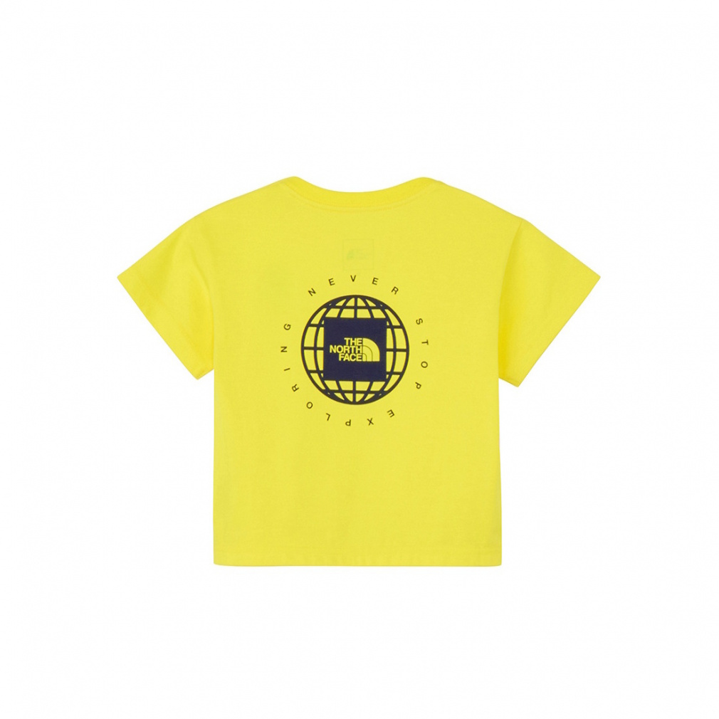 B S/S GEO Square Logo Tee Bショートスリーブジオスクエアロゴティー(マスタード-80cm)