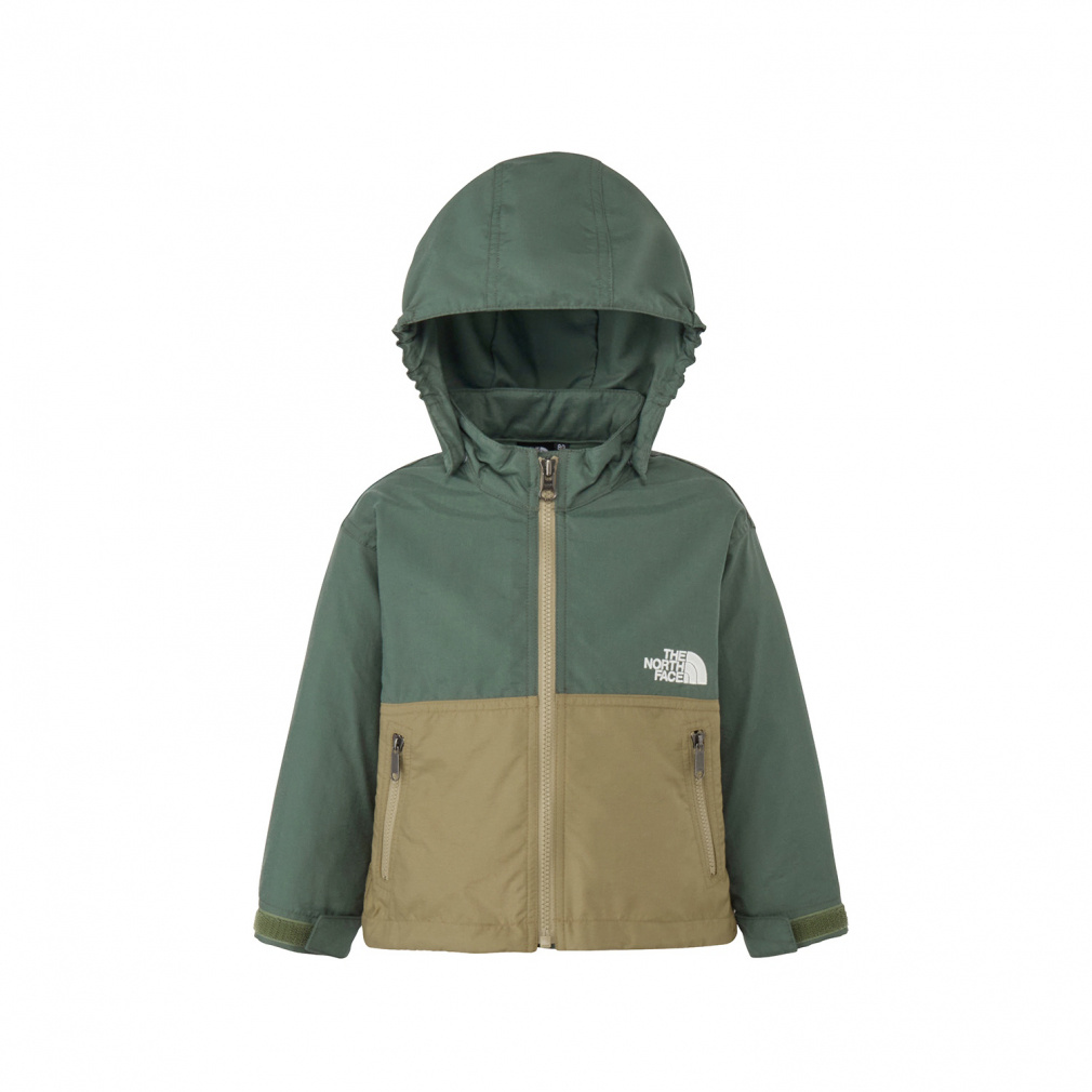 B Compact Jacket コンパクトジャケット(ベビー)(オリーブ×カーキ-80cm)