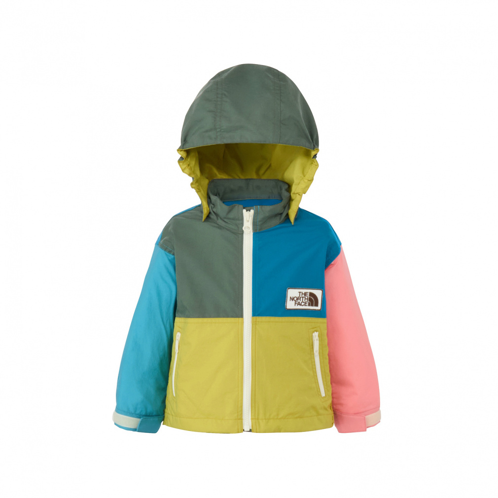 B Grand Compact Jacket グランドコンパクトジャケット(ベビー)(オリーブ×ブルー-80cm)