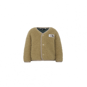 B Cuddle Fleece Cardigan ベビーカドルフリースカーディガン(ベージュ-80cm)