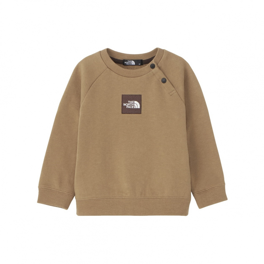 B Sweat Logo Crewスウェットロゴクルー(キャメル-80cm)