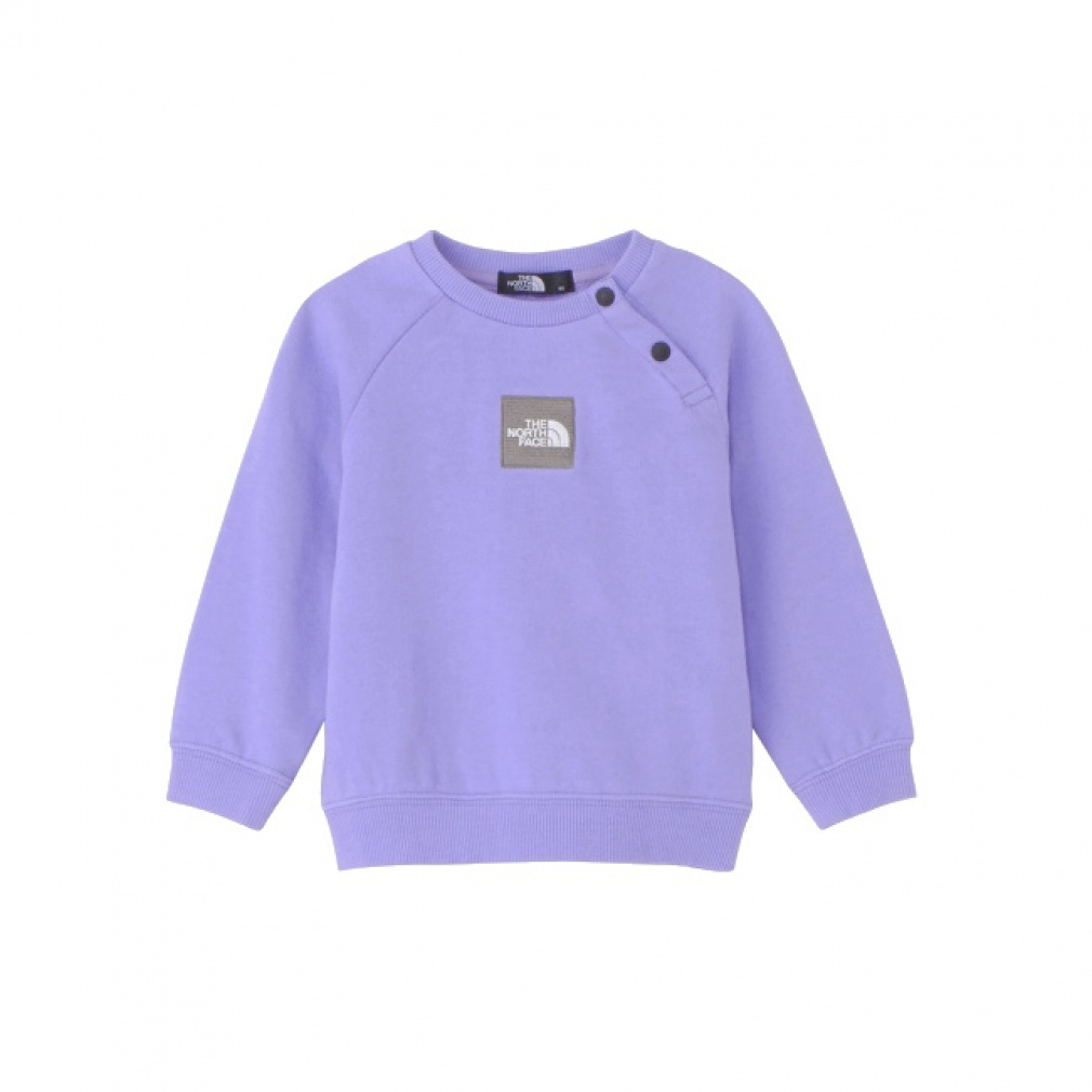 B Sweat Logo Crewスウェットロゴクルー(ブルーバイオレッ-80cm)