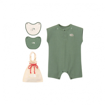 B Latch Pile Rompers 2P Bib ラッチパイルロンパース 2Pピブ(ベビー)