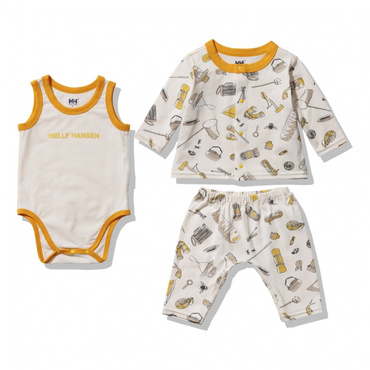 B My First Outdoor Print Cardigan Set