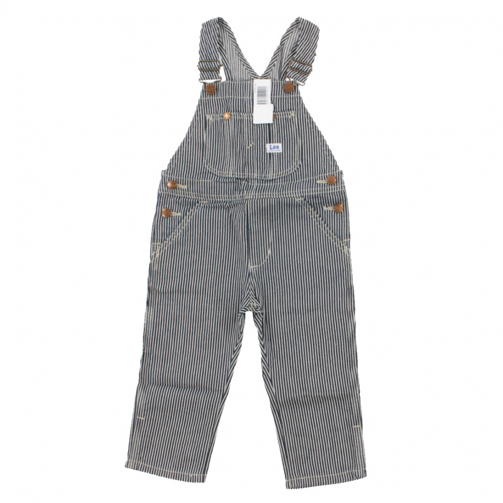 DUNGAREES OVERALLS(ネイビー×ホワイト-90cm)
