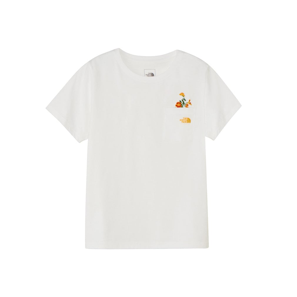 S/S FD Flower Logo Tee ショートスリーブFDフラワーロゴティー(ホワイト-S)