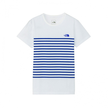 S/S Panel Border Tee ショートスリーブパネルボーダーティー(ホワイト-S)