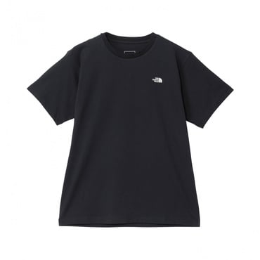 S/S FD Nuptse Cotton T ショートスリーブフラッシュドライヌプシコットンティー(ブラック-S　レディス)