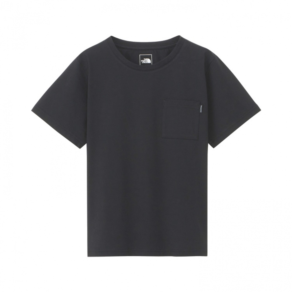 S/S Airy Pocket Tee ショートスリーブエアリーポケットティー(ブラック-S)