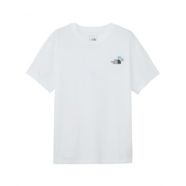 S/S Flower Logo Tee ショートスリーブフラワーロゴティー(ホワイト-S　レディス)