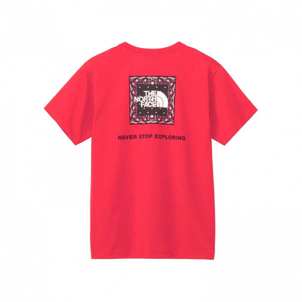 大人気！mnml★ バンダナ スリーブ Tシャツ ★クーポン付き THE NORTH FACE (ザ ノースフェイス) バンダナスクエアロゴ