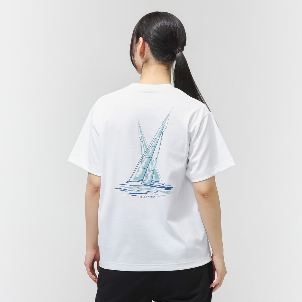 ヘリーハンセン レディース アウトドアカジュアル 半袖Tシャツ S/S
