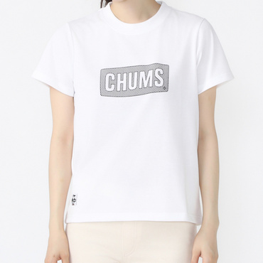 CHUMS Logo Work Out Dry T-Shirt チャムスロゴワークアウトドライTシャツ
