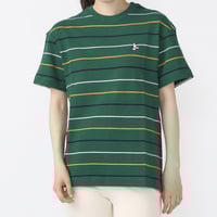 Oversized Booby Border Pique T-Shirt オーバーサイズドブービーボーダーピケTシャツ