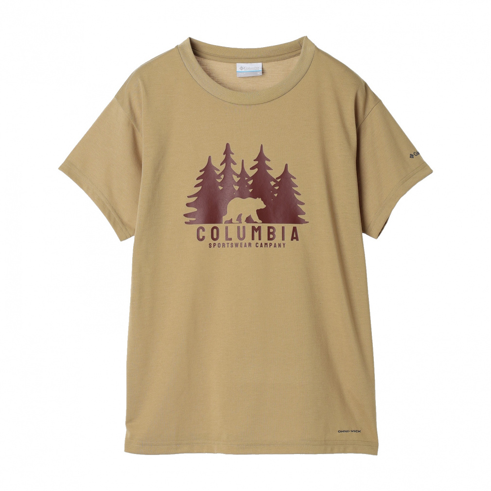 ウィメンズチェンブリンコーブショートスリーブTシャツ(コルク-S)