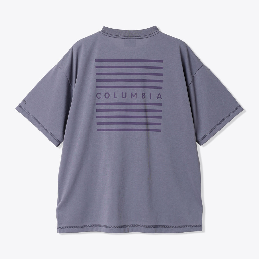 ウィメンズバラードガーデンオムニフリーズゼロショートスリーブTシャツ(ミデアムグレー-S)