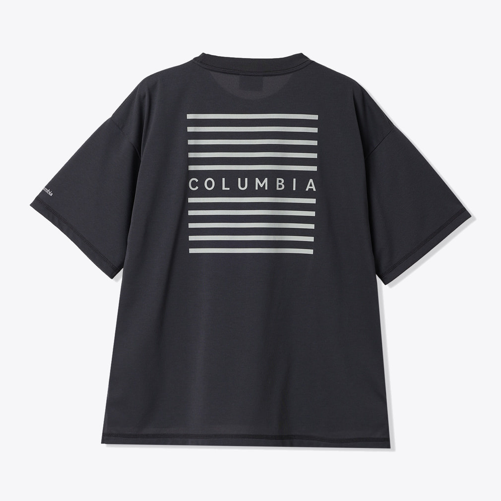 ウィメンズバラードガーデンオムニフリーズゼロショートスリーブTシャツ(ダークグレー-S)