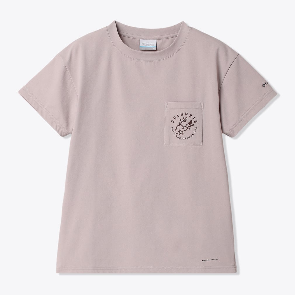 ウィメンズヤハラフォレストポケットショートスリーブTシャツ(グレイシュオーカー-S)