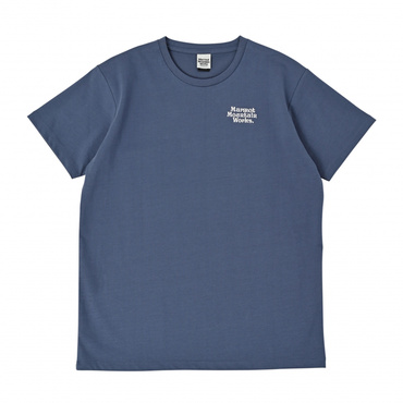 Ws MMW Embroidery T-Shirts(ダークブルー-S)