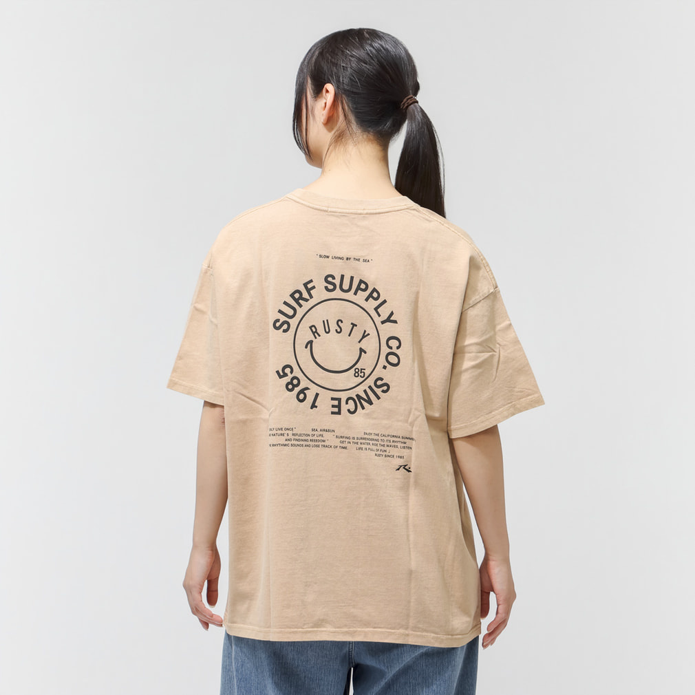 半袖Tシャツ(ベージュ-M)