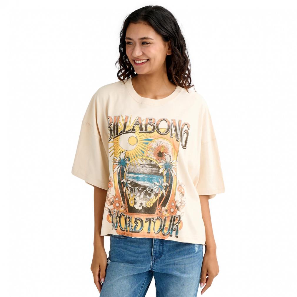 2026春夏 ビラボン レディース アウトドアカジュアル 半袖Tシャツ