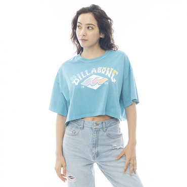 SUNSET ARCH LOOSE CROPPED TEE